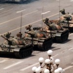 “tank man” in Tiananmen Square